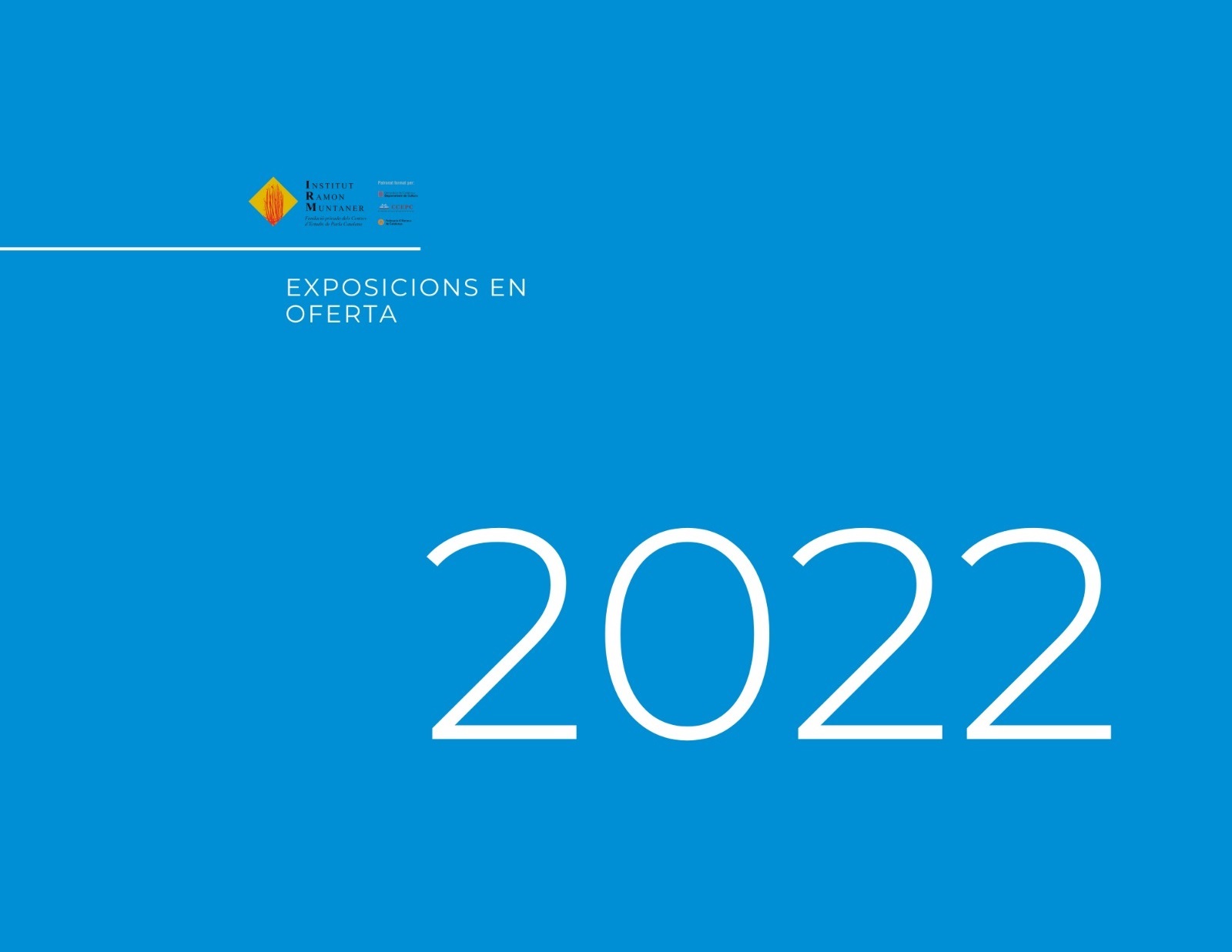 Presentem el nostre catàleg d'exposicions en oferta 2022