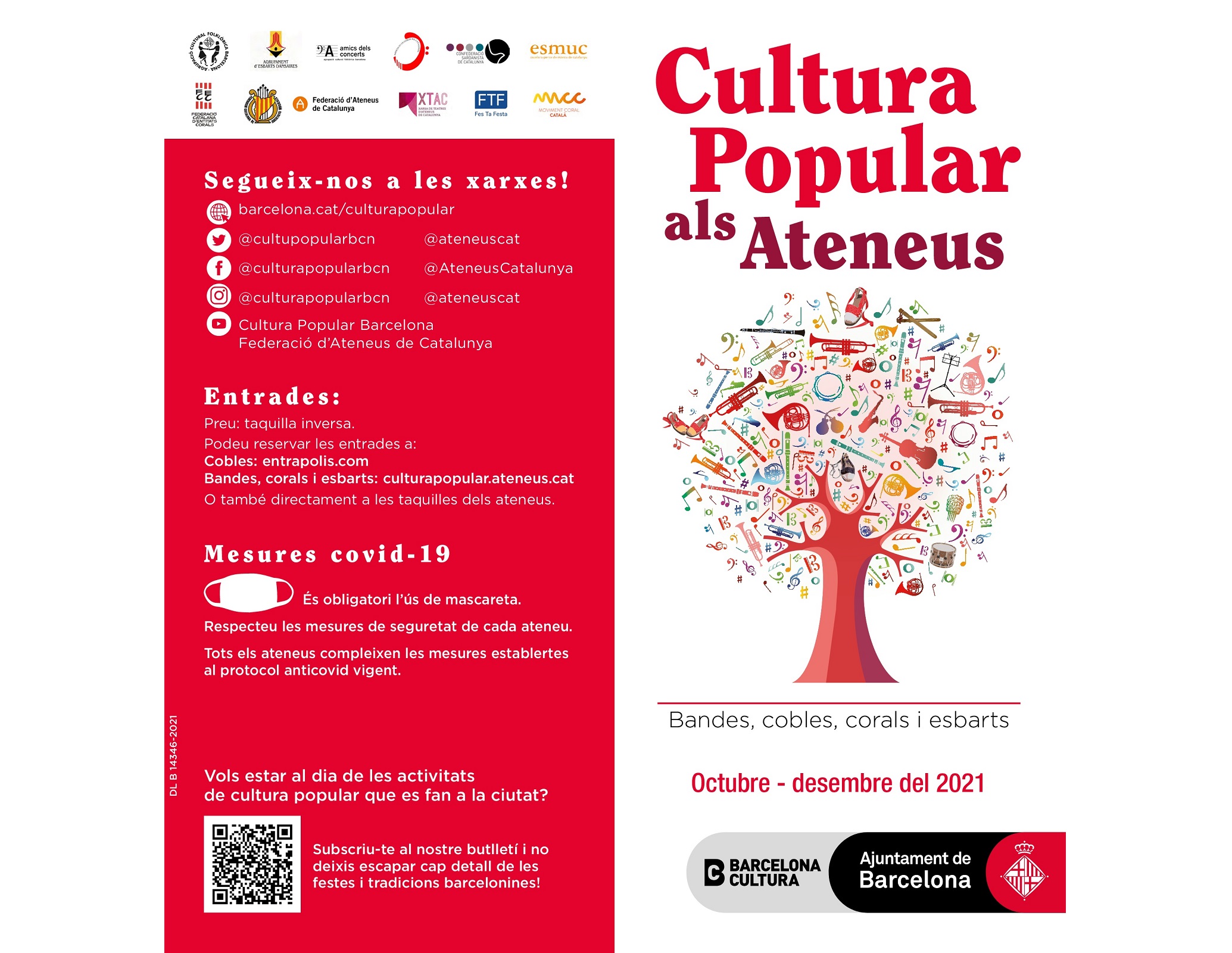 Cicle de Cultura Popular als Ateneus 2021